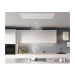 Campana extractora techo METZ MAXI LED STRIP II cristal Blanco 120x60cm, Thermex