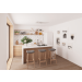 Campana extractora techo METZ MEDIO LED STRIP II cristal Blanco 90x50cm, Thermex