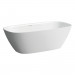 Bañera exenta Laufen INO de Solid Surface en blanco 170x75x52cm