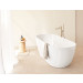Bañera exenta Trento 150x75cm Blanco mate