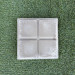 Baldosa hidráulica de hormigón 4 pastillas 20x20x3cm gris