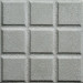 Baldosa hidráulica de hormigón 9 Pastillas en Gris 20x20xcm