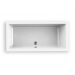 Bañera acrílica Indie 170 x 75 cm blanca lineas cuadradas