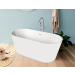 Bañera exenta acrílica SEA 170x80x60 cm blanco mate