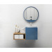 Conjunto Mueble de baño MOOD Azul módulo simple + lavabo cuadrado encastrado B&K