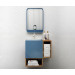 Conjunto Mueble de baño MOOD Azul módulo simple + lavabo cuadrado encastrado B&K