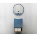 Conjunto mueble de baño MOOD Azul módulo simple + lavabo redondo encastrado B&K