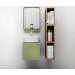 Conjunto Mueble de baño MOOD Verde módulo simple + lavabo cuadrado sobre encimera B&K