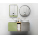 Conjunto Mueble de baño MOOD Verde módulo simple + lavabo cuadrado sobre encimera B&K