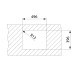 Dimensiones fregadero Be Linea RS15 50.40 Acero Inox con PureClean 54x44cm de Teka