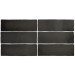 Revestimiento MAGMA BLACK COAL 6,5X20cm Equipe Cerámicas