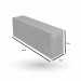 Bordillo Alcorque monocapa 8x20x50cm Blanco