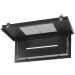 Campana extractora techo METZ MAXI II cristal Negro 120x60cm sin motor, Thermex