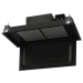 Campana extractora techo METZ MEDIO II cristal Negro 90x50cm, Thermex