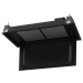 Campana extractora techo METZ MEDIO II cristal Negro 90x50cm sin motor, Thermex