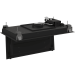 Campana extractora techo METZ MEDIO II cristal Negro 90x50cm sin motor, Thermex