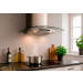 Campana extractora a pared DERBY II Inox/Cristal 70cm, Thermex