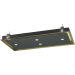 Campana extractora techo METZ MAXI II cristal Negro 120x60cm sin motor, Thermex
