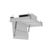 Campana extractora techo METZ MEDIO II cristal Blanco 90x50cm, Thermex