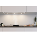 Campana extractora techo METZ MEDIO LED STRIP II cristal Blanco 90x50cm sin motor, Thermex