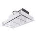 Campana extractora techo METZ MEDIO LED STRIP II cristal Blanco 90x50cm, Thermex