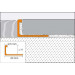 SCHIENE-BASIC-AE Cantonera para azulejos aluminio anodizado natural altura 12,5 mm AEBS 125