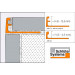 JOLLY-TS Cantonera de aluminio Texturizado Oxido altura 12,5 mm A125TSR