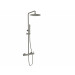 Columna de ducha niquel cepillado serie Loop Sanycces