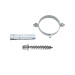 Conjunto abrazadera metálica reforzada M8 125
