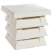 Conjunto aspirador VEGA 34x34x39cm blanco cuadrado prensado hidrofugado