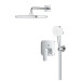 Conjunto Ducha Mural Empotrado Tempesta Cromo Grohe