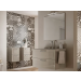 Mueble de baño suspendido Dressy 105cm con encimera de cristal by Blob de Idea Group