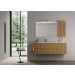 Mueble de baño suspendido Smyle Ondas 125cm con encimera mineral solid by Blob de Idea Group