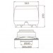 Motor exterior para campana de tejado plano E220S de 860 M3/h