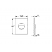 Pulsador Escudo Nova Cosmopolitan circular cromo 38765000 Grohe
