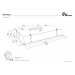 Campana extractora encastrable a techo METZ MAXI cristal blanco 120 cm Thermex