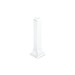 DESIGNBASE-SL/ED Ángulo Externo 90º aluminio lacado Blanco Brillo 80mm