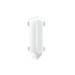 DESIGNBASE-SL/ID Ángulo Interno 90º aluminio lacado Blanco Brillo 80mm ID/DBSL80MBW