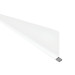 DESIGNBASE-SL-AC perfil rodapié aluminio lacado Blanco Satinado 80mm
