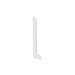 DESIGNBASE-SL/EK tapón izquierda aluminio lacado Blanco Satinado 80mm