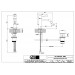 Monomando Via Tortona Negro 18601/299 XL Gessi 