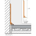 DESIGNBASE-SL/EK tapón izquierda aluminio lacado Blanco Satinado 80mm