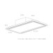 Campana aspirante HILIGHT GLASS de techo 100cm Cristal Blanco PRF0167044A de ELICA