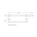 Medidas toallero Architect 45cm de Cosmic Studio