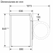Dimenciones en mm Lavadora 10kg 1600rpm Blanca Clase A Siemens
