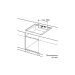 Dimensiones Encimera inducción iQ300 encastrable sin perfiles Negro 60cm de EH631BDB6E Siemens