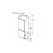 Dimensiones Frigorífico combi integrable noFrost 177x56cm KI86NADD0 de Siemens