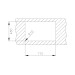 Dimensiones Fregadero UNIVERSE T-XP Acero Inoxidable con escurridor derecha 79x50cm ref. 115110013 de Teka