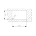 Dimensiones Fregadero UNIVERSE T-XP Acero Inoxidable con escurridor izquierda 79x50cm ref. 115110012 de Teka