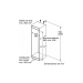 Dimensiones Frigorífico combi integrable puerta deslizante 177x55cm KIV86VSE0 de Bosch